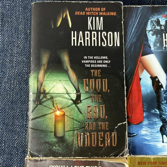 KIM HARRISON LOT OF 4 Paperbacks Rachel Morgan Paranormal Mystery Romance - Picture 2 of 15